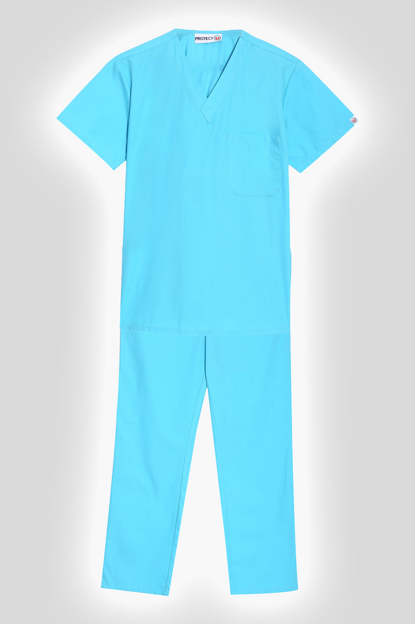 Unisex V-Neck Scrub Top & Bottom (Style 116-214)