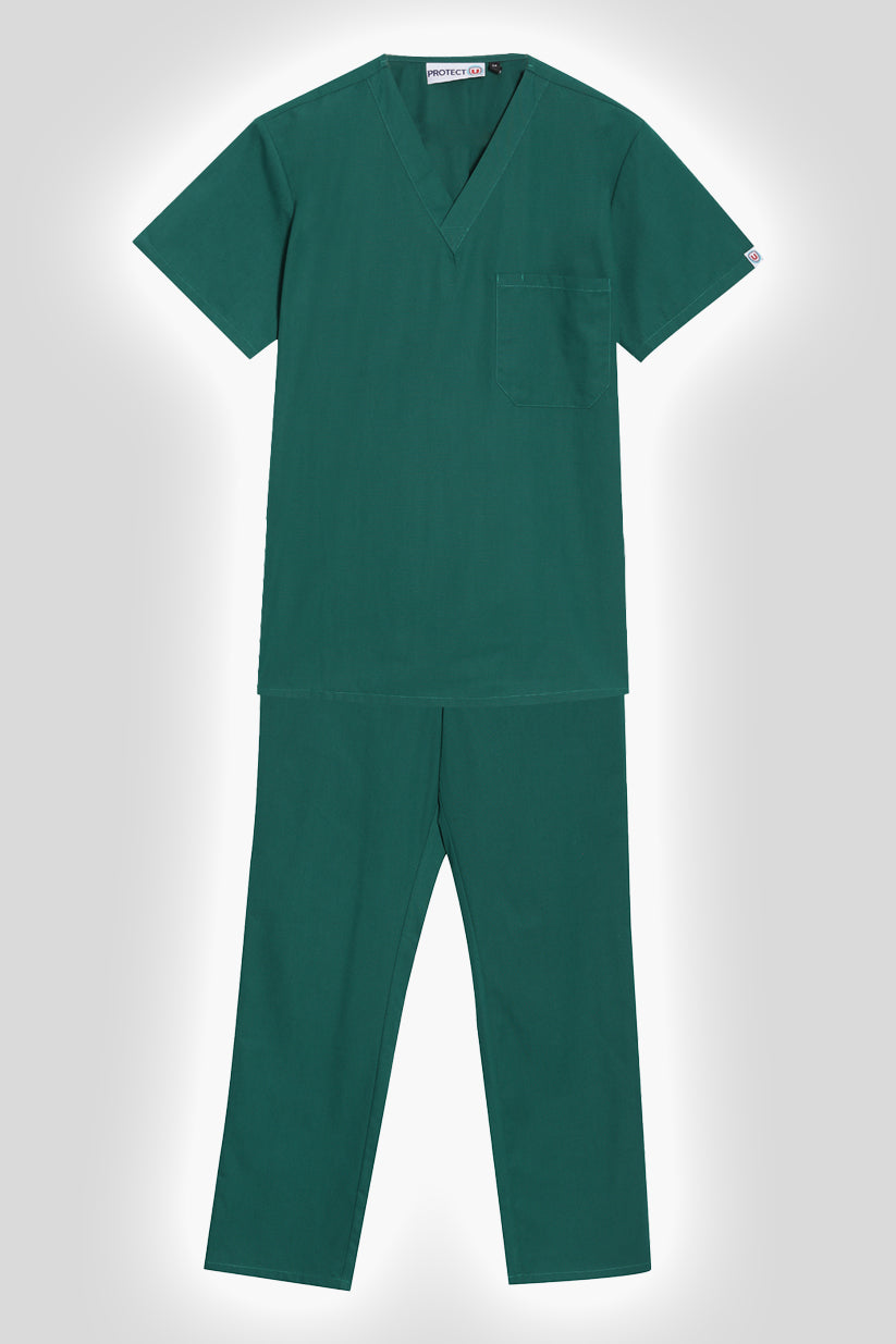 Unisex V-Neck Scrub Top & Bottom (Style 116-214)