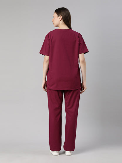 Unisex V-Neck Scrub Top & Bottom (Style 116-214)