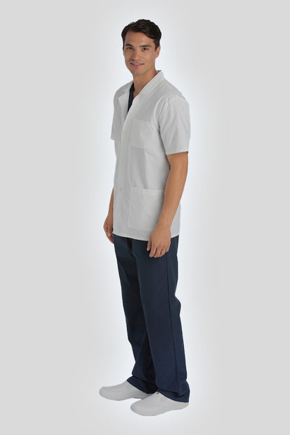 Men's Half Sleeve Lab Coat (Style 100-815)