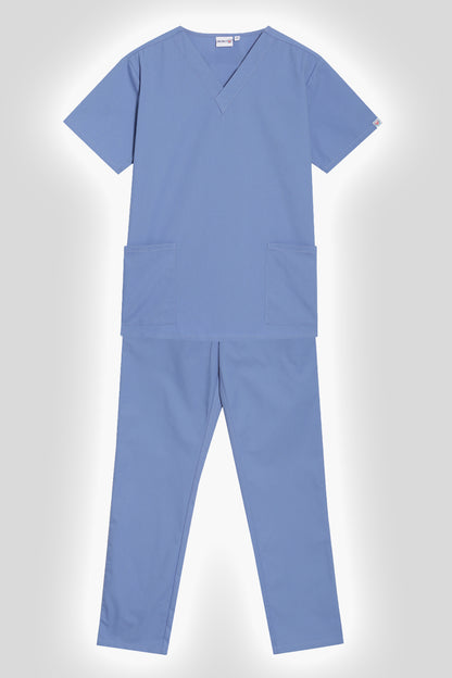 Unisex V-Neck Scrub Top & Bottom (Style 116-214)